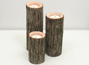 Bougeoir en bois suspendu, nouveau support créatif fait à la main en verre, décoration pour la maison et le bureau - Product Image 6