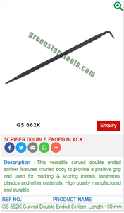 <b>Scriber</b> Double Ended Black GS 662K Jewelry <b>Tools</b> for Jewelers - Product Image 2