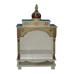 Hermoso templo de mármol decorativo tallado para el hogar - Product Image 1