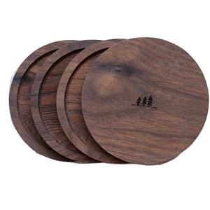 D10cm Sous-verres en bois pour boissons pour ustensiles de cuisine et restaurants forme ronde au meilleur prix - Product Image 1
