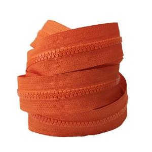 Venta al por mayor de nailon plástico n. ° 5 cadena larga tipo abierto cremallera latón metal textiles para el hogar tales como prendas de vestir bolsas chaquetas - Product Image 1