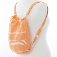 Judy Tas Konvertibel Anak-anak Berkerudung Handuk Pantai Konvertibel Handuk Mandi Turki Peshtemal Poncho-Tas Penyerap Super 100% Katun