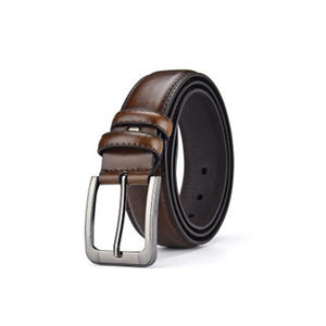 Cinturón de cuero de vaca para hombre, hebilla de aguja de anillo único, fabricación profesional, informal, combina con todo, de alta calidad - Product Image 2