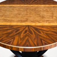 Table à manger classique de haute qualité en bois massif d'acajou, unique et traditionnelle, pour usage hôtelier, mobilier de salle à manger