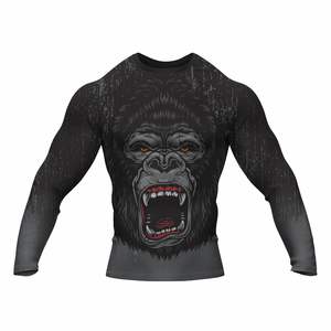 เสื้อรัดรูปใส่ได้ทั้งชายและหญิงแบบระเหิดเสื้อรัดรูปป้องกันผดผื่นออกแบบโลโก้ของคุณเอง - Product Image 1