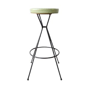 Taburete de encimera de hierro y madera de diseño único con taburete de habitación de forma redonda de la mejor calidad al precio más barato - Product Image 2