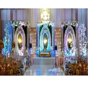 Décoration de scène de mariage de princesse moderne et rêveuse, élégante scène de réception de mariage en FRP, mise en scène de mariage par Roman Designer Australia - Product Image 1