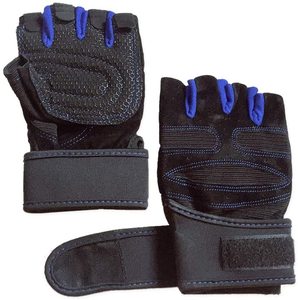 Gants d'entraînement sur mesure avec double paume couche rembourrée soutien-poignet haltérophilie Gym utilisation Super septembre offre en gros - Product Image 5