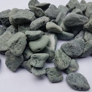 Pierres naturelles en galets verts, pour décoration, pavé, allée - Product Image 2