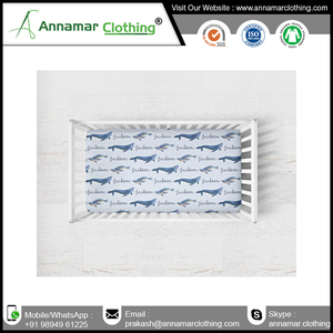 Hot Sale Super Soft White Baby Fitted Crib Sheet - Product Image 5