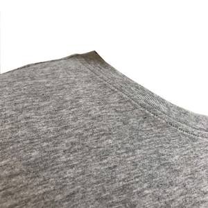 T-shirt en coton tricoté respirant 100 % personnalisé avec logo OEM pour homme, grande taille, vêtements de sport sans couture, design vierge - Product Image 3