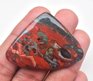 ¡Raro! Cabujones de jaspe rojo Natural, gemas sueltas de jaspe australiano, gemas semipreciosas - Product Image 6