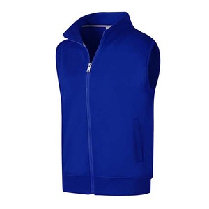 Veste décontractée en molleton pour hommes, avec poches, logo personnalisé, vêtement d'hiver, chaud, sport, vestes utilitaires sans manches, - Product Image 4