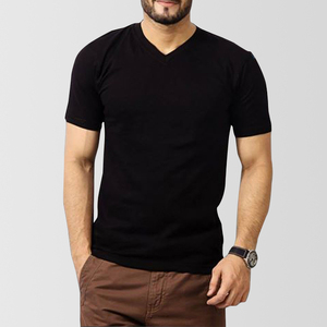 T-shirt classique à col en V pour homme, manches courtes, coupe ajustée, respirant, léger, décontracté, élégant, tenue d'été quotidienne, t-shirt à col en V - Product Image 6