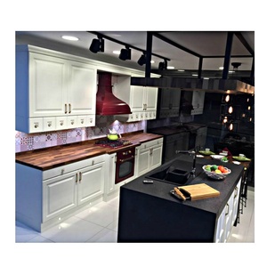 Armoires de cuisine en contreplaqué résistantes à l'humidité, ensemble d'armoires de cuisine modulaires, taille personnalisée, fabriqué en Turquie - Product Image 5