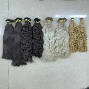 טבעי גלי רוסית בצבע בתפזורת שיער שיער טבעי תוספות שיער שונה גדלים מ 10 - 32 inhces