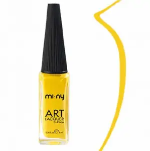 कील कला नेल पॉलिश-पीला के लिए हल्के रंग-MI-NY ब्रांड इतालवी और पेशेवर गुणवत्ता कील कला सजावट
