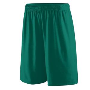 Short en maille légère pour homme avec poches confort, ceinture élastique Pantalon court vert Fitness pour unisexe par pace sports - Product Image 2