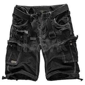 กางเกงผ้าฝ้ายขาสั้นสำหรับผู้ชาย,กางเกงคาร์โก้สไตล์ใหม่ล่าสุดสวมใส่สบาย - Product Image 5