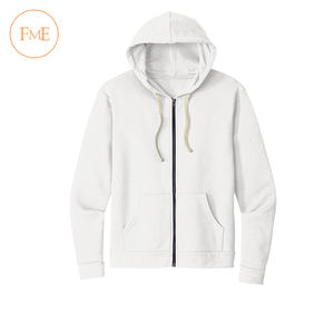 Sudadera con capucha de hombre 100% algodón al por mayor impresión personalizada conjunto en mangas con cordones contrastantes para invierno - Product Image 4