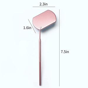 Large Square Stainless Steel <b>Pocket</b> Eyelash <b>Mirror</b> with Customized Color Personalized Makeup <b>Mirror</b> for Eyelash & Lash Extension - Product Image 4