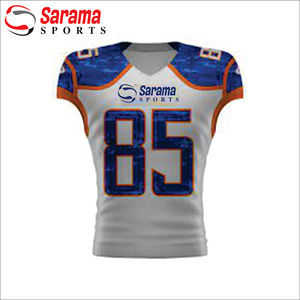 Uniforme de football américain pour adultes et jeunes Ensembles de football américain à sublimation confortable avec nom de l'équipe et logo, - Product Image 1