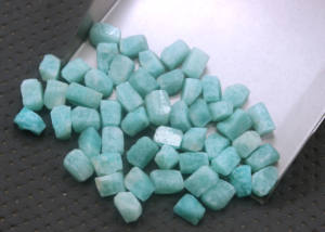 Amazonita Natural, cristal verde sin tratamiento, 12-14 MM, calidad increíble, 25 piezas - Product Image 4