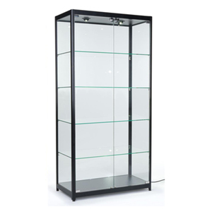 Best Quality Wholesale Product Double Glass Door Tower Glass Showcase - Display Cabinets