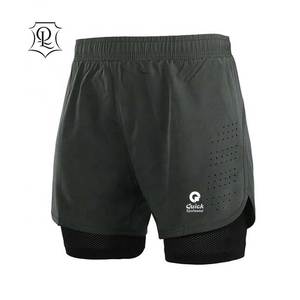 กางเกงเอวยางยืดมีหูรูดสำหรับผู้ชาย,กางเกงวิ่งเล่นกีฬาขาสั้นพร้อมกระเป๋า - Product Image 1