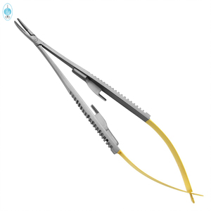 Porte-aiguille en acier inoxydable, 1 pièce, de haute qualité, pour saisir et insérer les aiguilles à ouvrir - Product Image 2