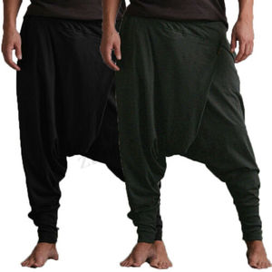 Pantalon de survêtement à entrejambe goutte, vêtement bas pour entraînement et jogging, pour hommes - Product Image 3