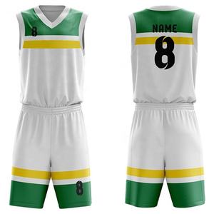 Ensemble d'uniformes d'équipe de basket-ball sublimé respirant short en jersey pour homme personnalisé équipement d'entraînement léger à séchage rapide - Product Image 1