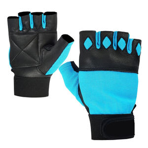 Los mejores guantes de gimnasio de diseño personalizado para levantamiento de pesas de cuero genuino con logotipo personalizado Nuevos guantes de entrenamiento para hombres - Product Image 5