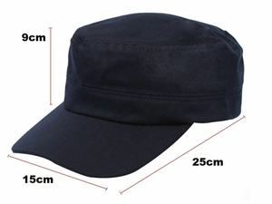 Casquette de sport 5 panneaux en coton denim satiné, séchage rapide, style classique uni, boucle métallique, unisexe adulte, pour activités de plein air - Product Image 2