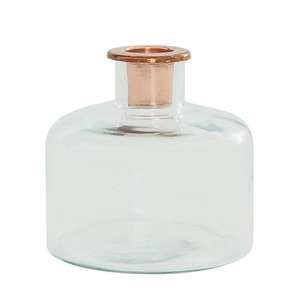 Soporte de mesa para decoración del hogar, botella de vidrio y tapa de vela de hierro y Metal para fiestas, decoración de boda nd - Product Image 1