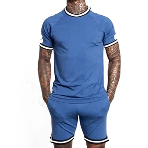 2023 Short Set for Men abbigliamento Casual Summer Man Set da 2 pezzi abiti sportivi per uomo camicie e pantaloncini Set da uomo palestra 100% cotone