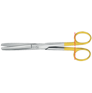 Ciseaux chirurgicaux standard émoussés/émoussés 14cm T.C Fabricant et exportateur d'instruments en acier inoxydable - Product Image 1