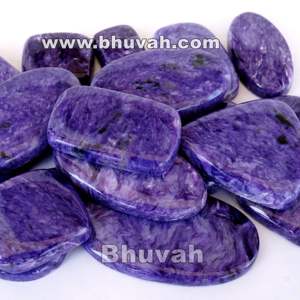 หินอัญมณี Charoite Cabochon จากรัสเซีย - Product Image 3