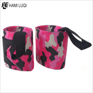 High Quality Custom Printed Polyester Gym Wrist <b>Wraps</b> Performance Weightlifting Support for Bodybuilding - Product Image 3