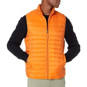 Meilleure vente Veste matelassée de créateur pour hommes, tissu en toile enduite confortable de haute qualité sans manches en hiver, vente en gros - Product Image 1