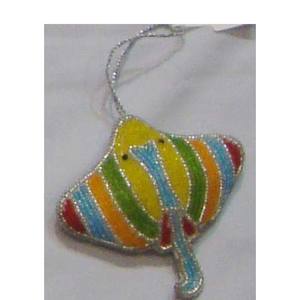 Beaded Christmas Hanging Ornament Beaded Work - Product Image 1