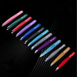 Pinzas para cejas, instrumentos de belleza, acero inoxidable, aprobado por la CE - Product Image 5