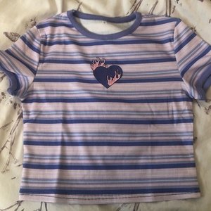 เสื้อยืดพิมพ์ลาย Love สำหรับผู้หญิง,แฟชั่นสีสันสดใส - Product Image 5
