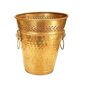 Seau à glace en cuivre fait main dernière conception avec une excellente qualité martelé métal personnalisé pour les occasions de camping - Product Image 1