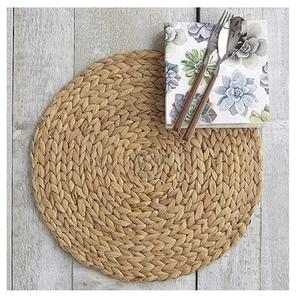 Jacinto de agua mantel posavasos-agua de calabaza mantel tejido redondo tejido de mimbre ([Ws0084587176063] - Product Image 3