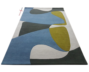 Alfombras Modernas de Poliéster Estampadas con Diseño 3D para Sala de Estar, Alfombras de Terciopelo para Cocina, Alfombras Bordadas de Pelo Alto Estilo Técnico - Product Image 1