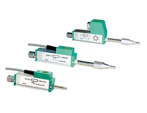 Linear displacement transducer, potentiometer, analog ,long durability, IP40, with return spring, Resolution 0.01 mm