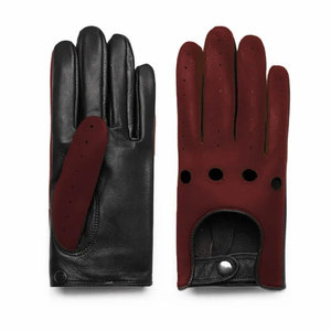 Gants de conduite en cuir PU pour hommes, nouveau,, doublure chaude, mode noir, écran tactile, meilleure qualité, vente en gros - Product Image 5