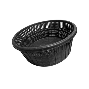Cestas de Plástico Redondas Negras de PP, Aptas para Alimentos, Hechas con Materiales Reciclados, Venta al por Mayor, Oferta, Cajas de Plástico Baratas - Product Image 5