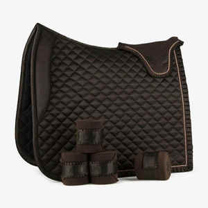Juego de sillín de caballo de fieltro acolchado personalizable elegante al por mayor con forro de polialgodón para montar a caballo - Product Image 1